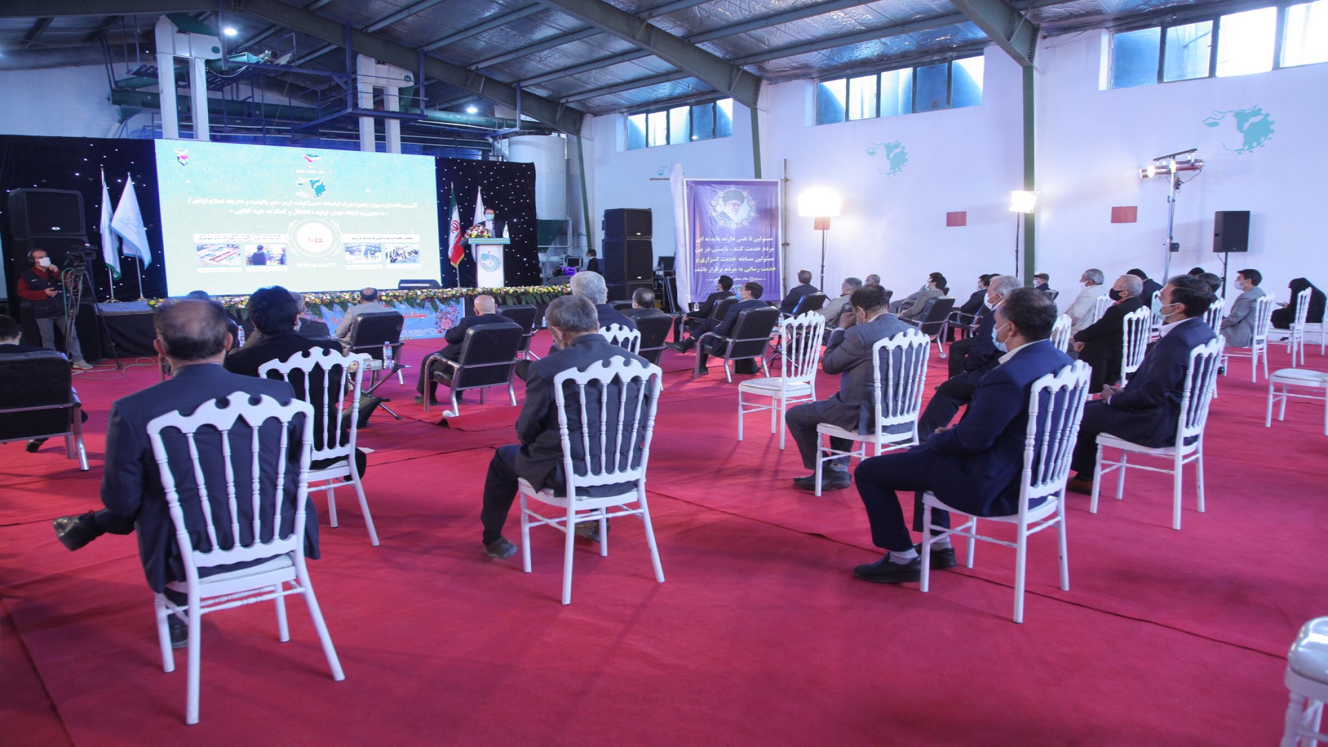 برگزاری مراسم افتتاحیه پروژه ملی زنجیره بزرگ تولیدات دامی